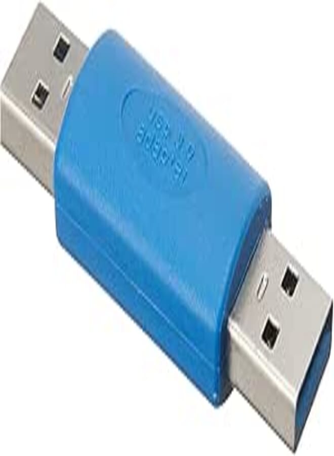 Keendex kx1761 male usb-a 3.0 to male usb-a adapter - blue